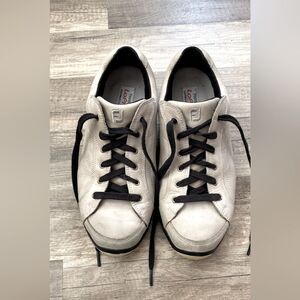 Footjoy Lopro Collection Gray Laced Sneakers. Size 10w